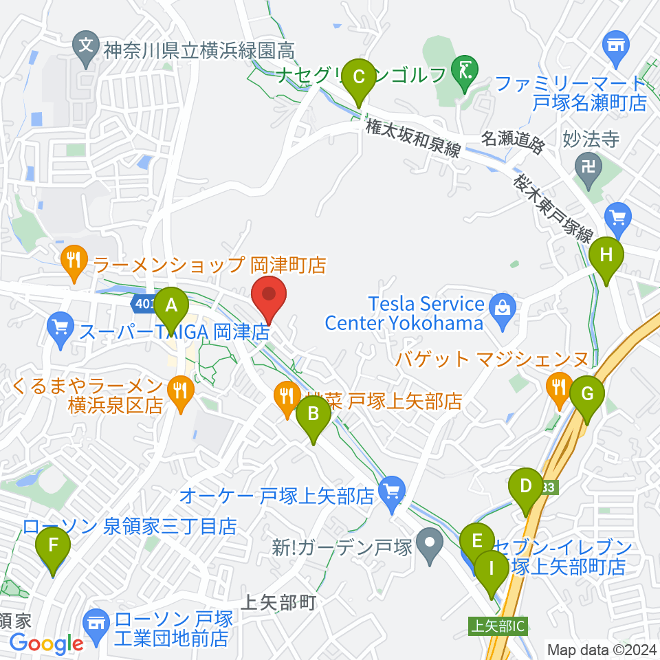 オーボエ教室カンタービレ周辺のコンビニエンスストア一覧地図