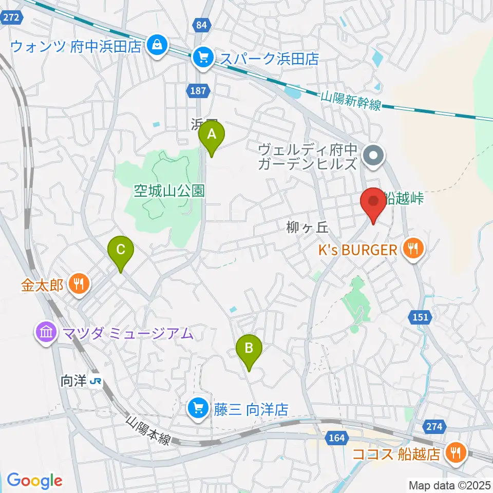 vocal school CROON周辺のコンビニエンスストア一覧地図