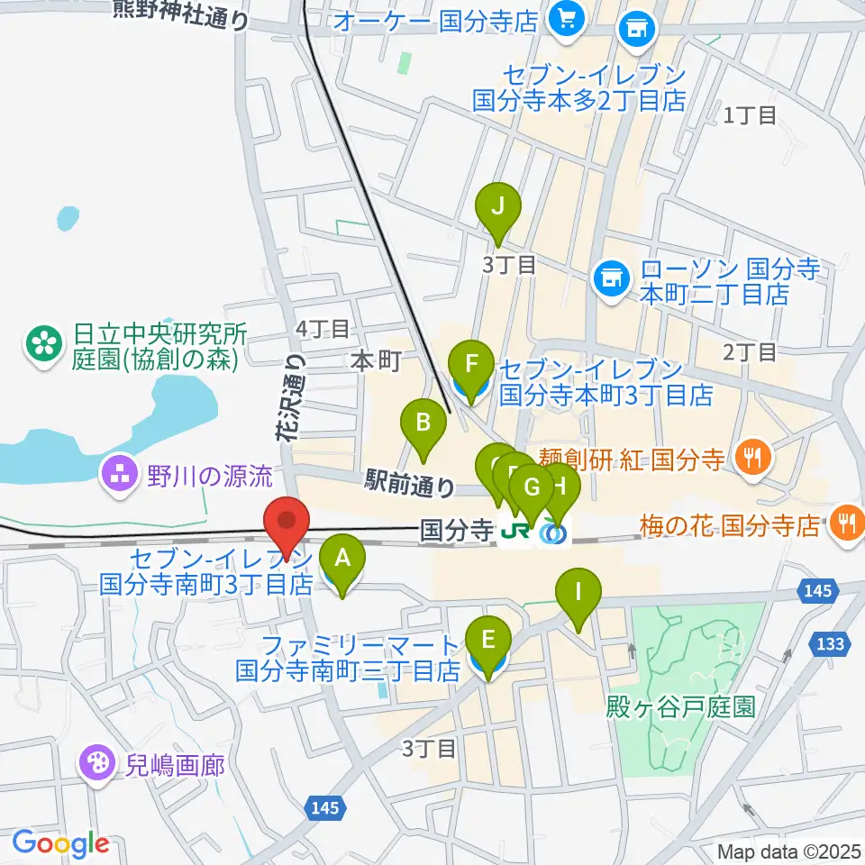 ボーカル教室Smily周辺のコンビニエンスストア一覧地図
