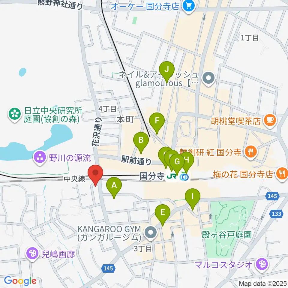 ボーカル教室Smily周辺のコンビニエンスストア一覧地図