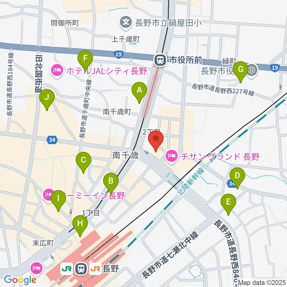 アイミュージックスクール周辺のコンビニエンスストア一覧地図