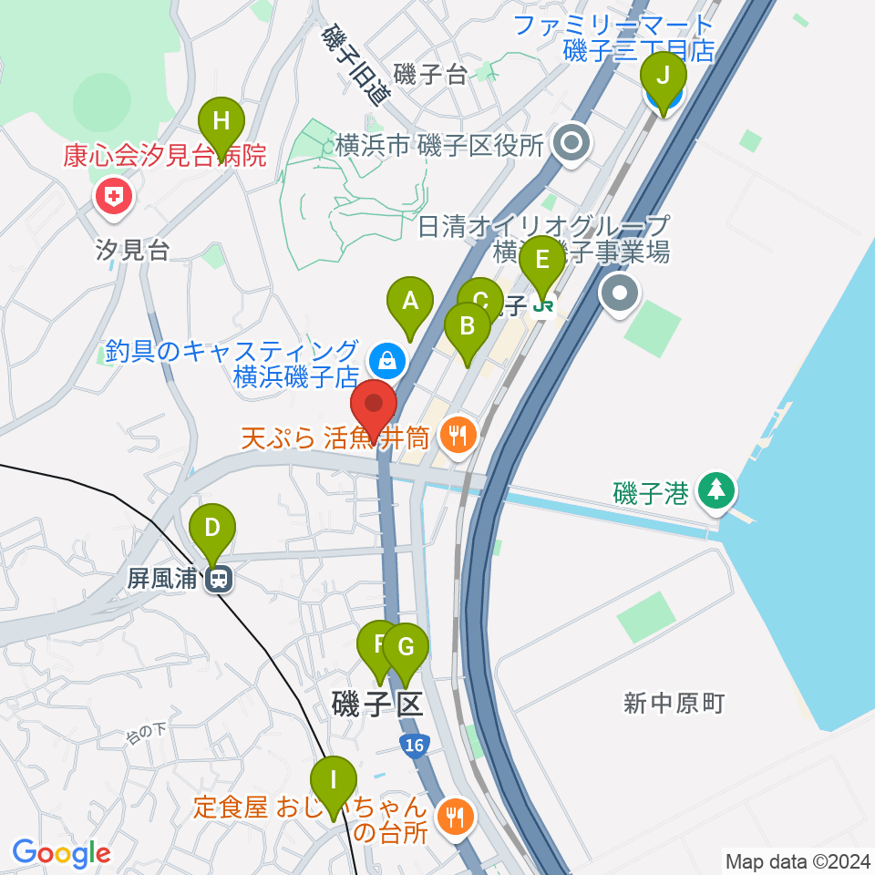 陳臻（ツェン・ゼン）中国胡弓音楽院周辺のコンビニエンスストア一覧地図