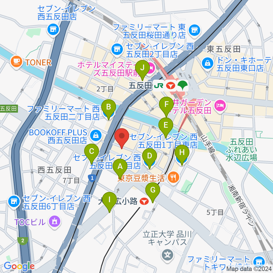 ボーカル道場K's VOX周辺のコンビニエンスストア一覧地図