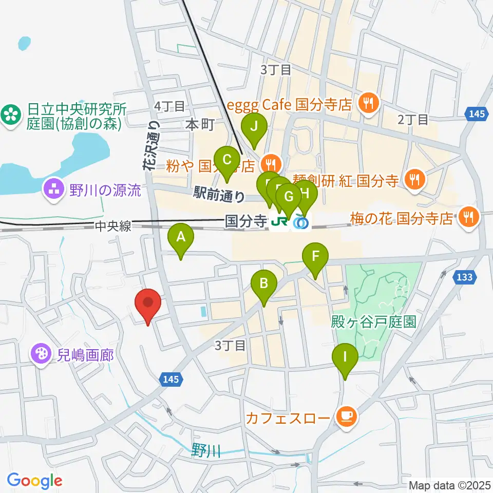 カルド音楽教室周辺のコンビニエンスストア一覧地図