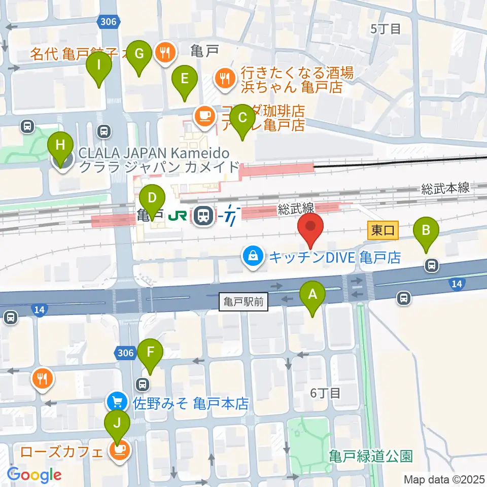 Cyber Monkey ボイストレーニング周辺のコンビニエンスストア一覧地図
