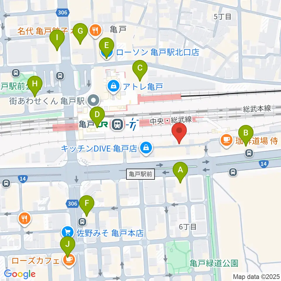 Cyber Monkey ボイストレーニング周辺のコンビニエンスストア一覧地図