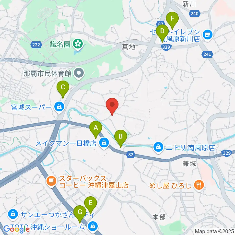 音楽教室paragon & pianoA周辺のコンビニエンスストア一覧地図