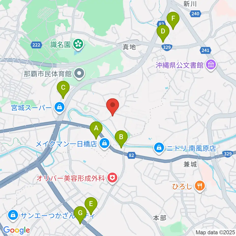 音楽教室paragon & pianoA周辺のコンビニエンスストア一覧地図
