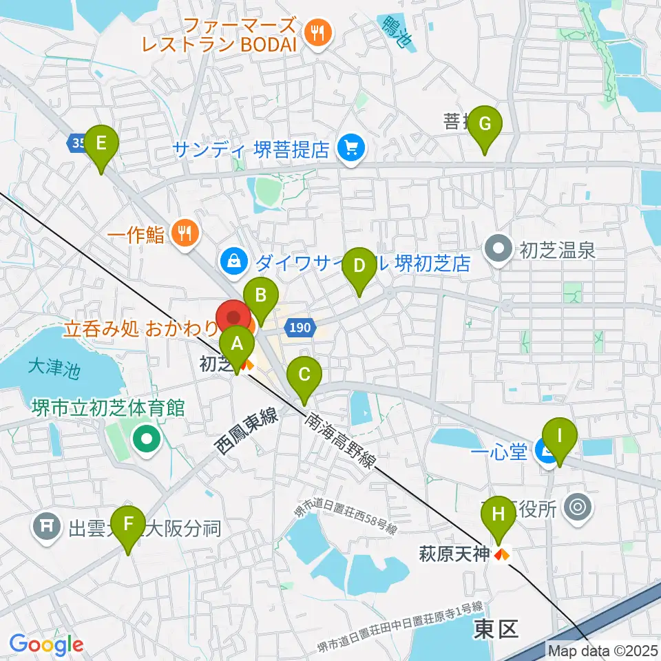 サカグチ音楽センター周辺のコンビニエンスストア一覧地図