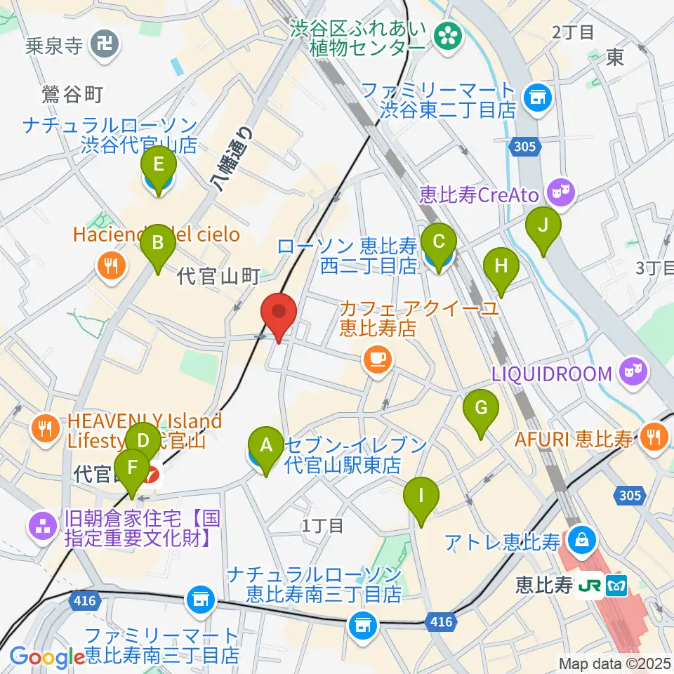 杵家彌七長唄・三味線教室周辺のコンビニエンスストア一覧地図