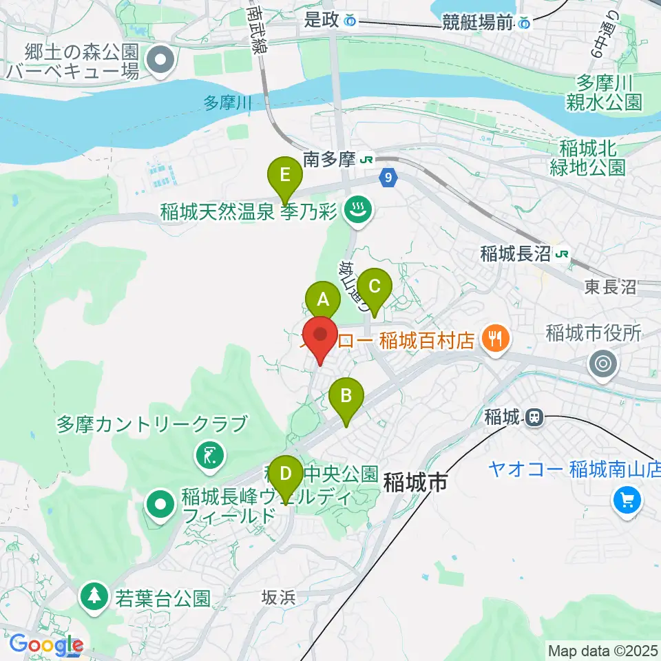 向陽台ミュージック・バルーン周辺のコンビニエンスストア一覧地図