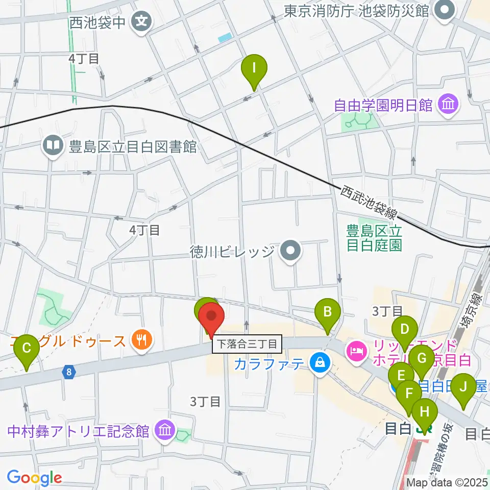 音楽教室アルル周辺のコンビニエンスストア一覧地図