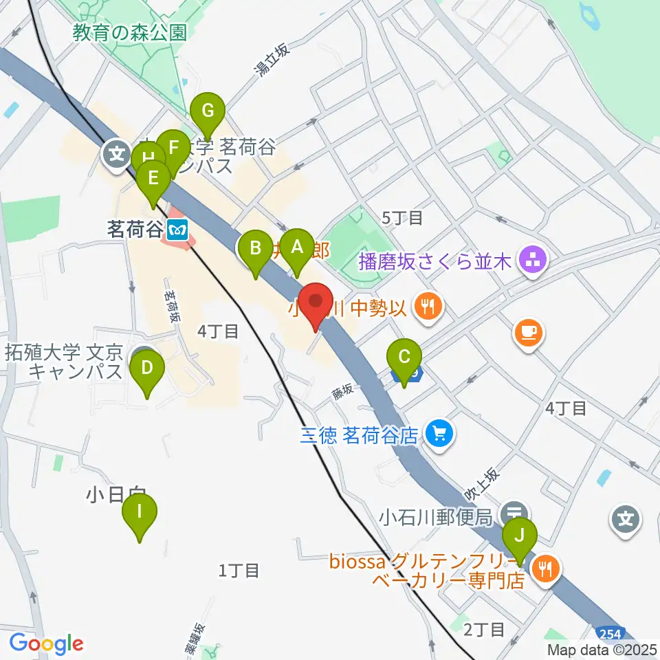 プレスト音楽教室周辺のコンビニエンスストア一覧地図