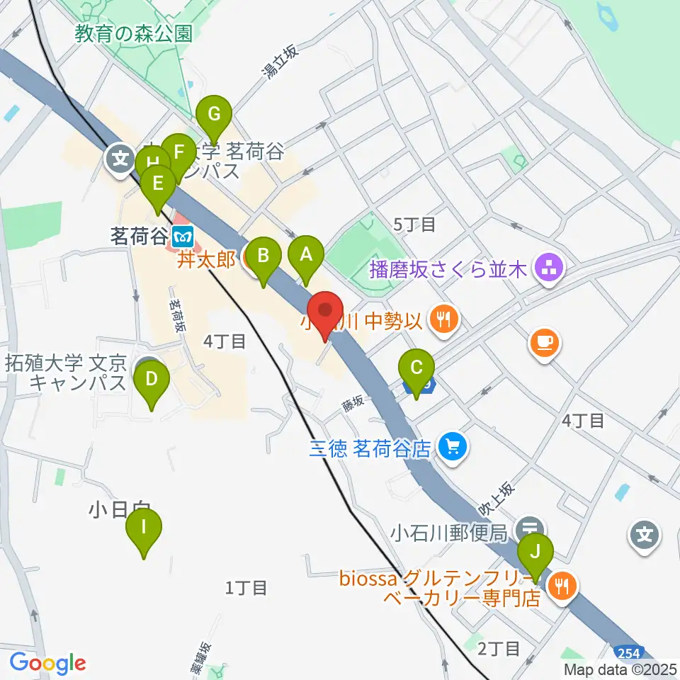 プレスト音楽教室周辺のコンビニエンスストア一覧地図