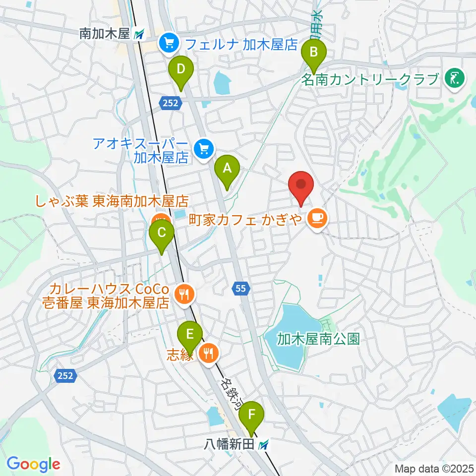 榊原ギター工房周辺のコンビニエンスストア一覧地図