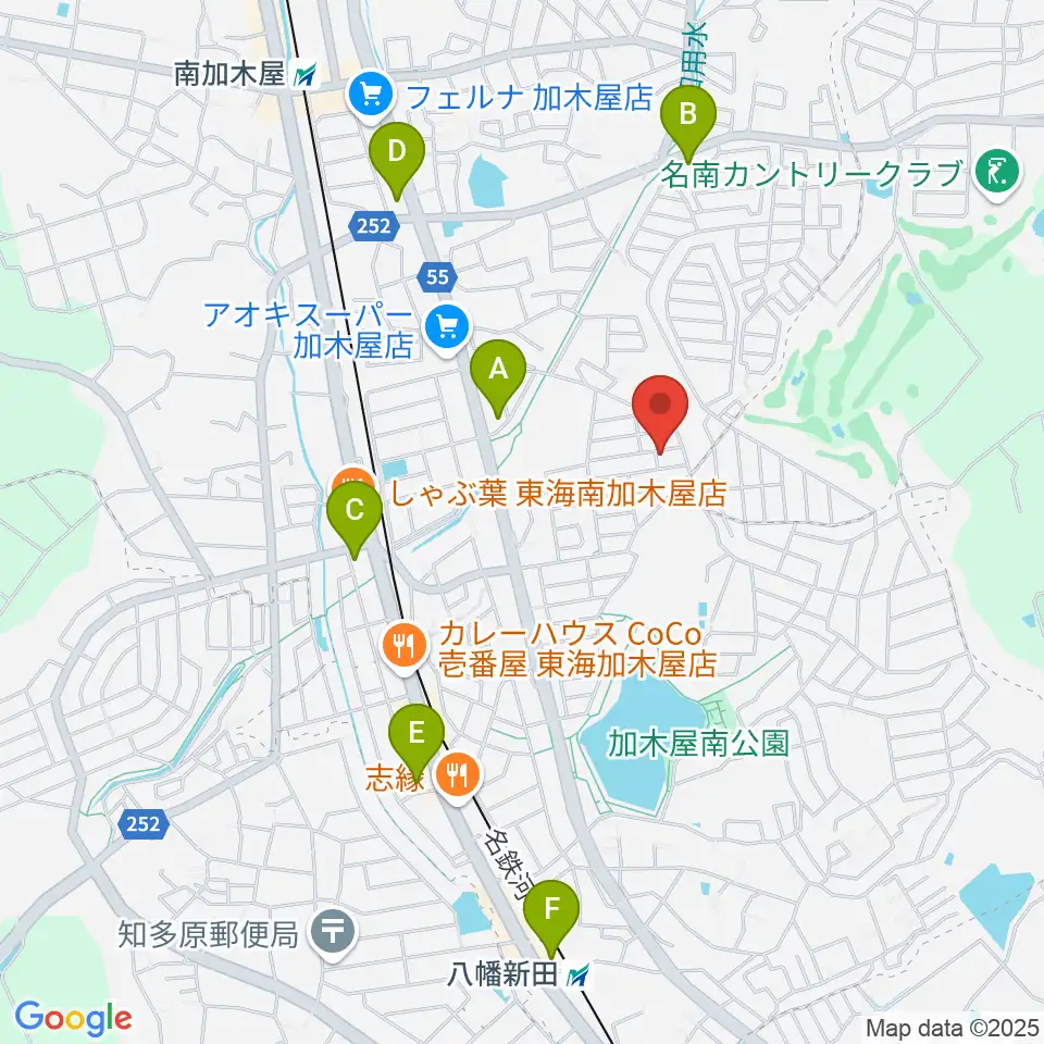 榊原ギター工房周辺のコンビニエンスストア一覧地図