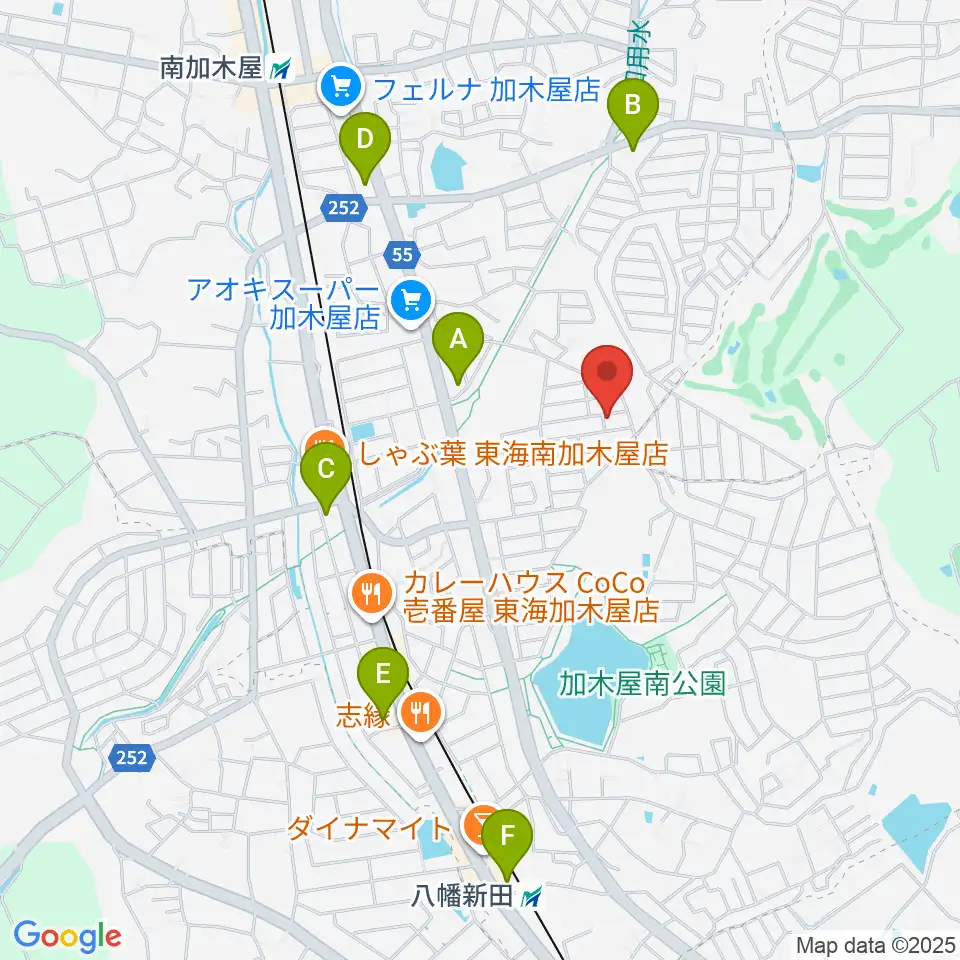 榊原ギター工房周辺のコンビニエンスストア一覧地図