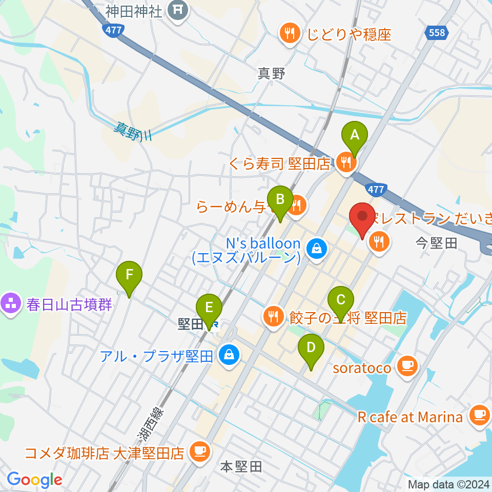 沖縄三線 和於屋周辺のコンビニエンスストア一覧地図