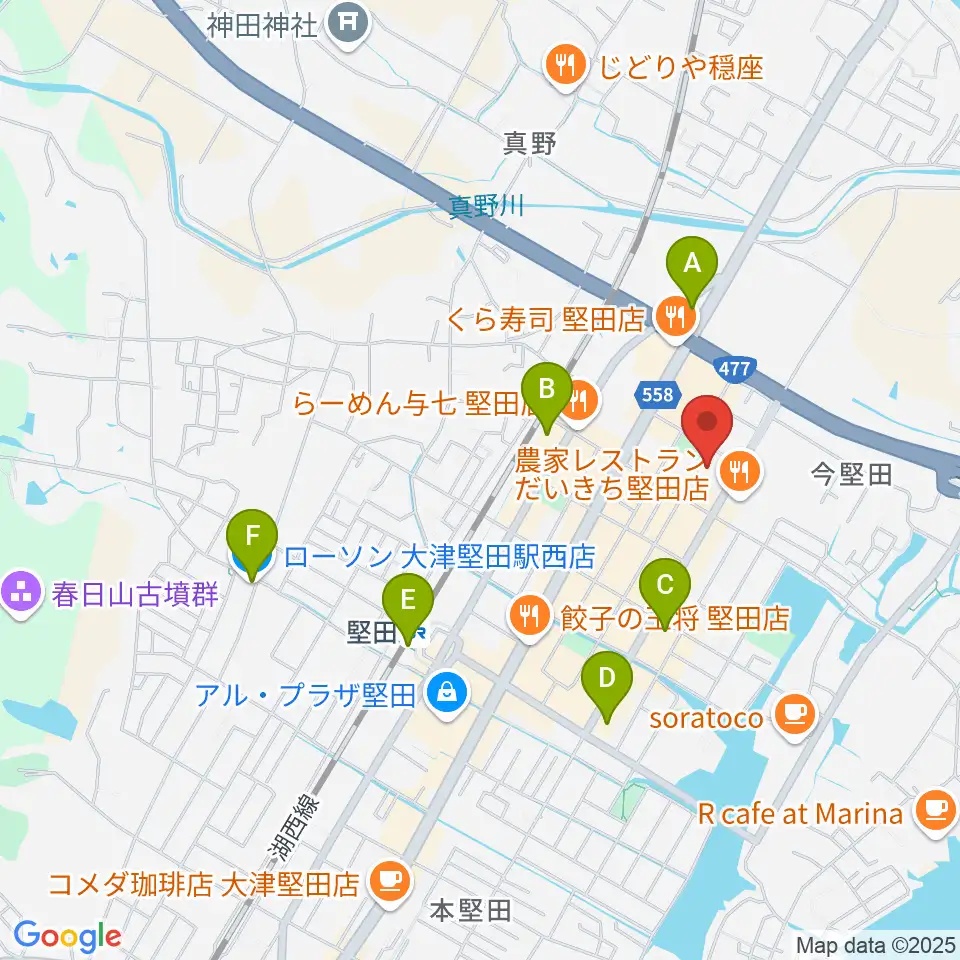 沖縄三線 和於屋周辺のコンビニエンスストア一覧地図