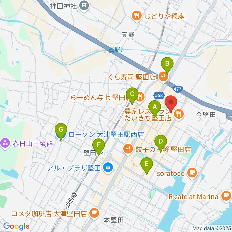 沖縄三線 和於屋周辺のコンビニエンスストア一覧地図