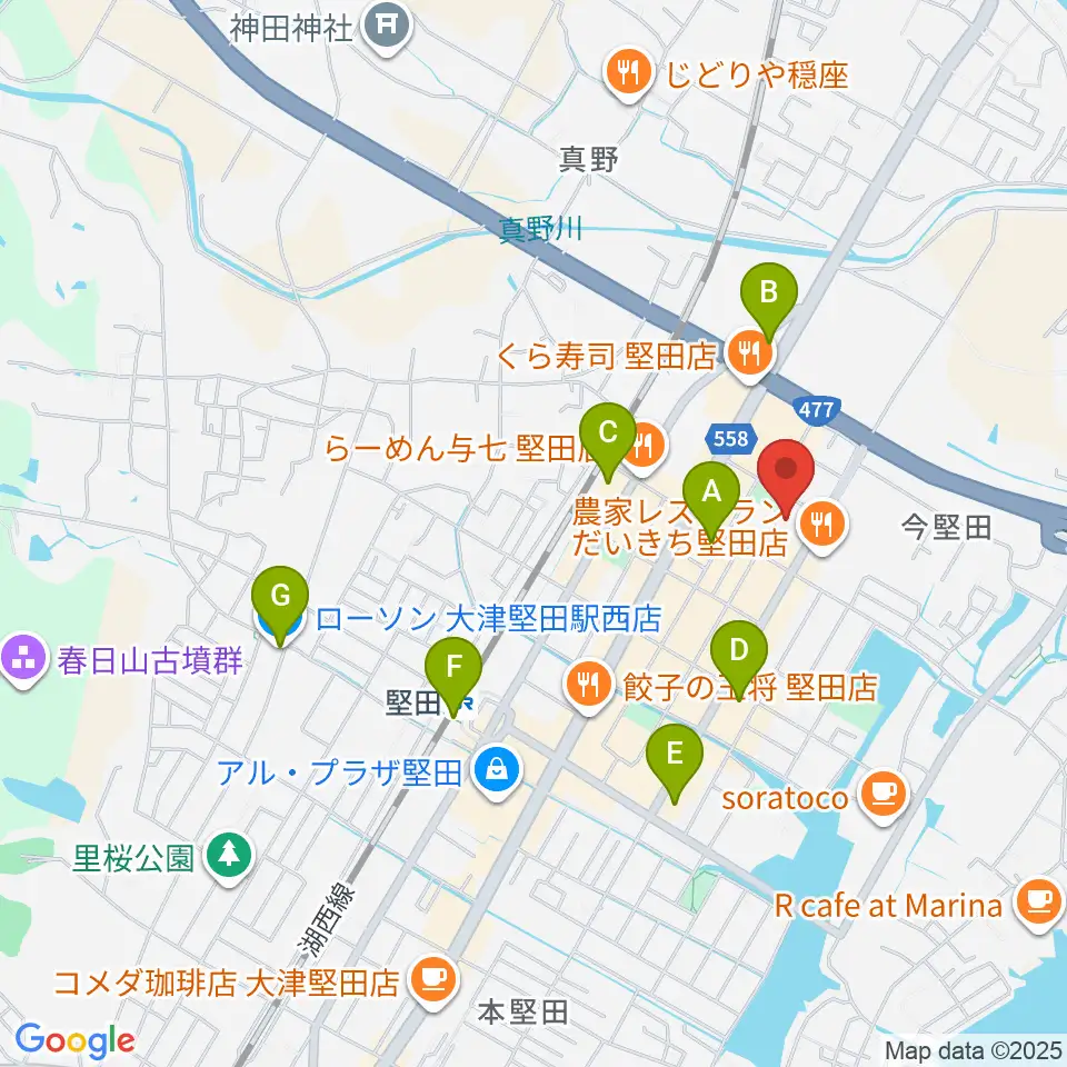 沖縄三線 和於屋周辺のコンビニエンスストア一覧地図