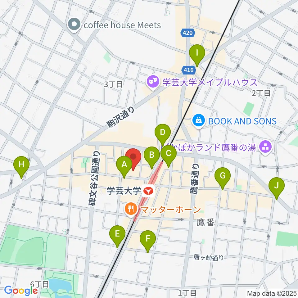 シェリーミュージックスクール周辺のコンビニエンスストア一覧地図