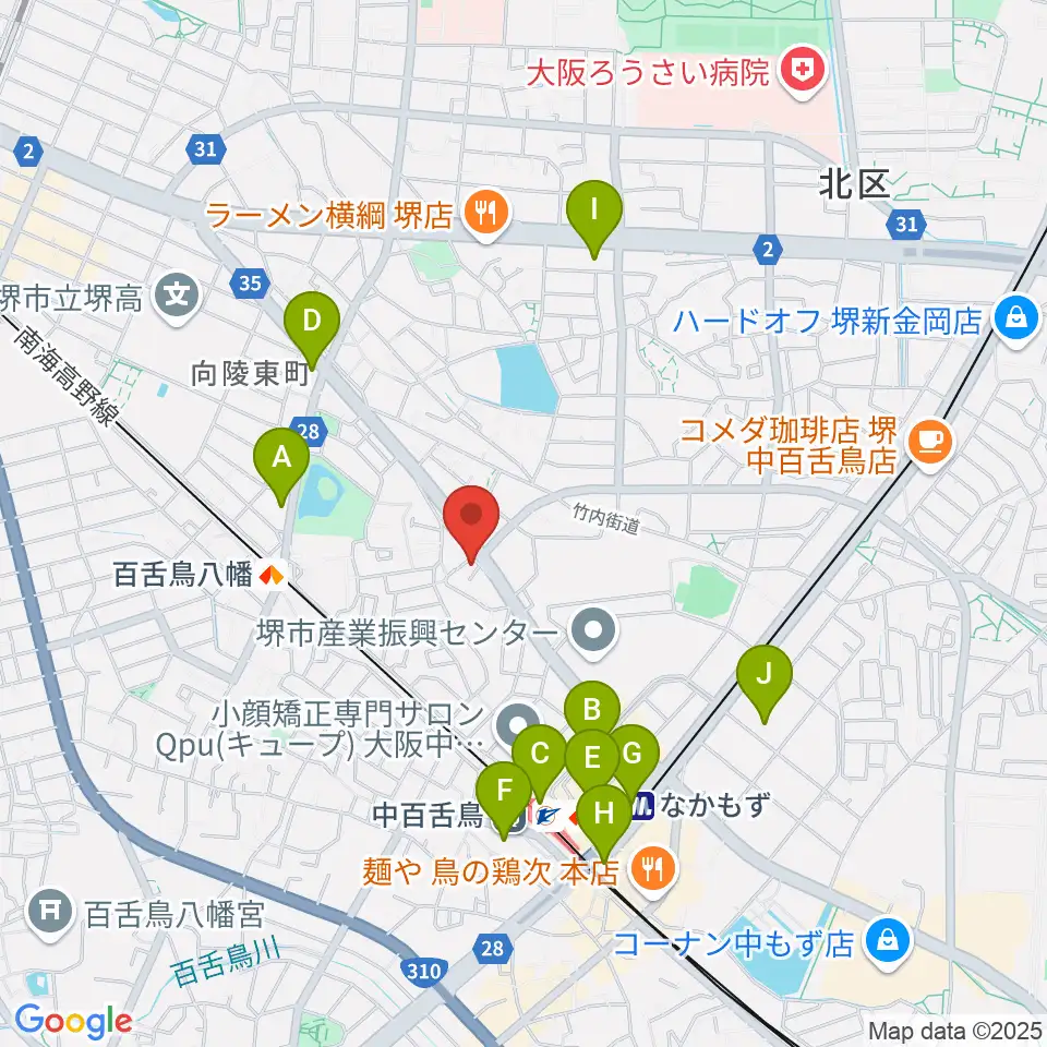 音楽スタジオmoa周辺のコンビニエンスストア一覧地図