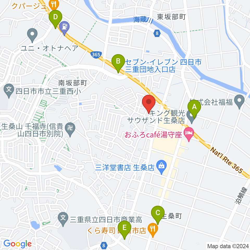 シークレットスタジオ周辺のコンビニエンスストア一覧地図