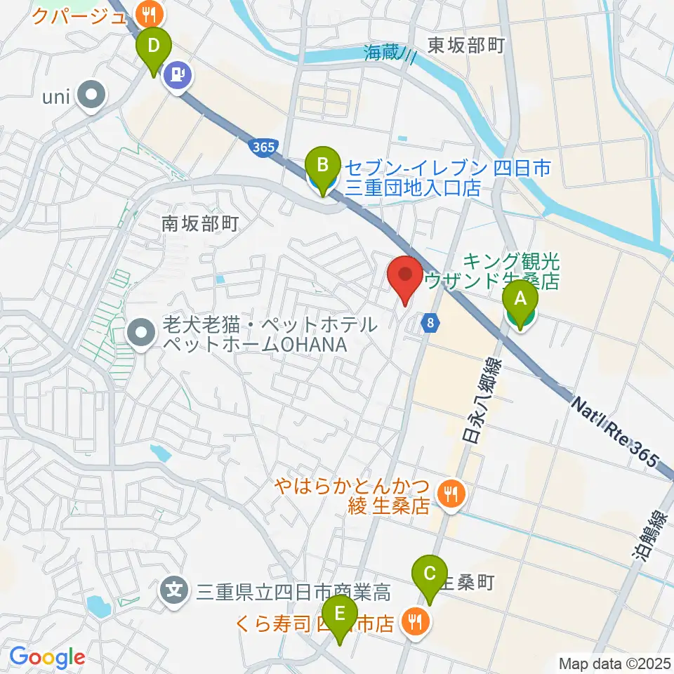 シークレットスタジオ周辺のコンビニエンスストア一覧地図