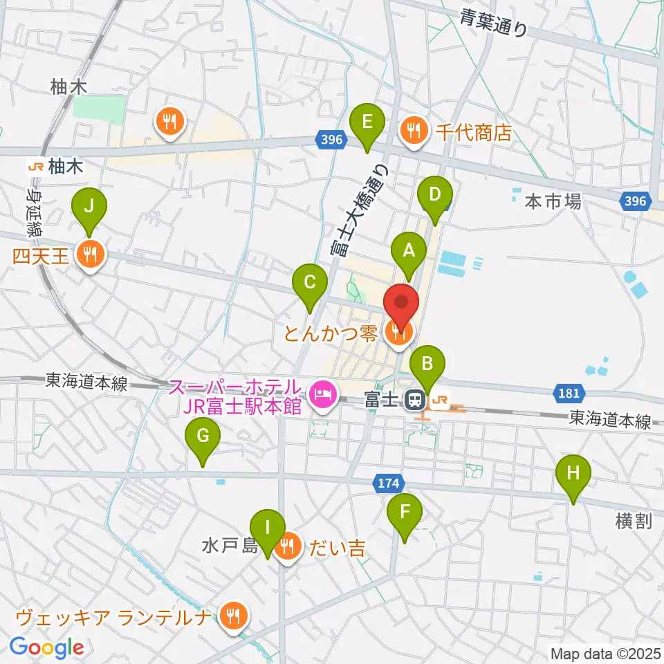 文化屋楽器店 ギターの杜周辺のコンビニエンスストア一覧地図