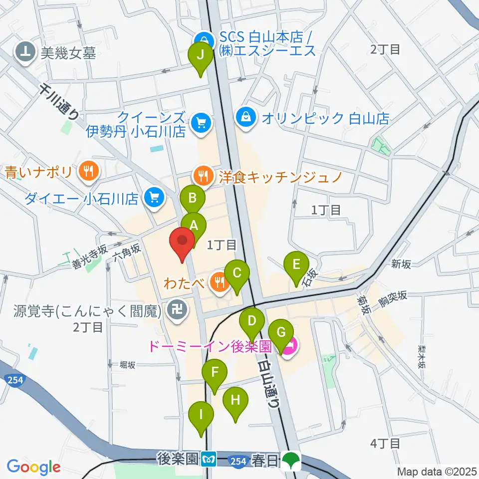 アルトフィールド音楽教室周辺のコンビニエンスストア一覧地図