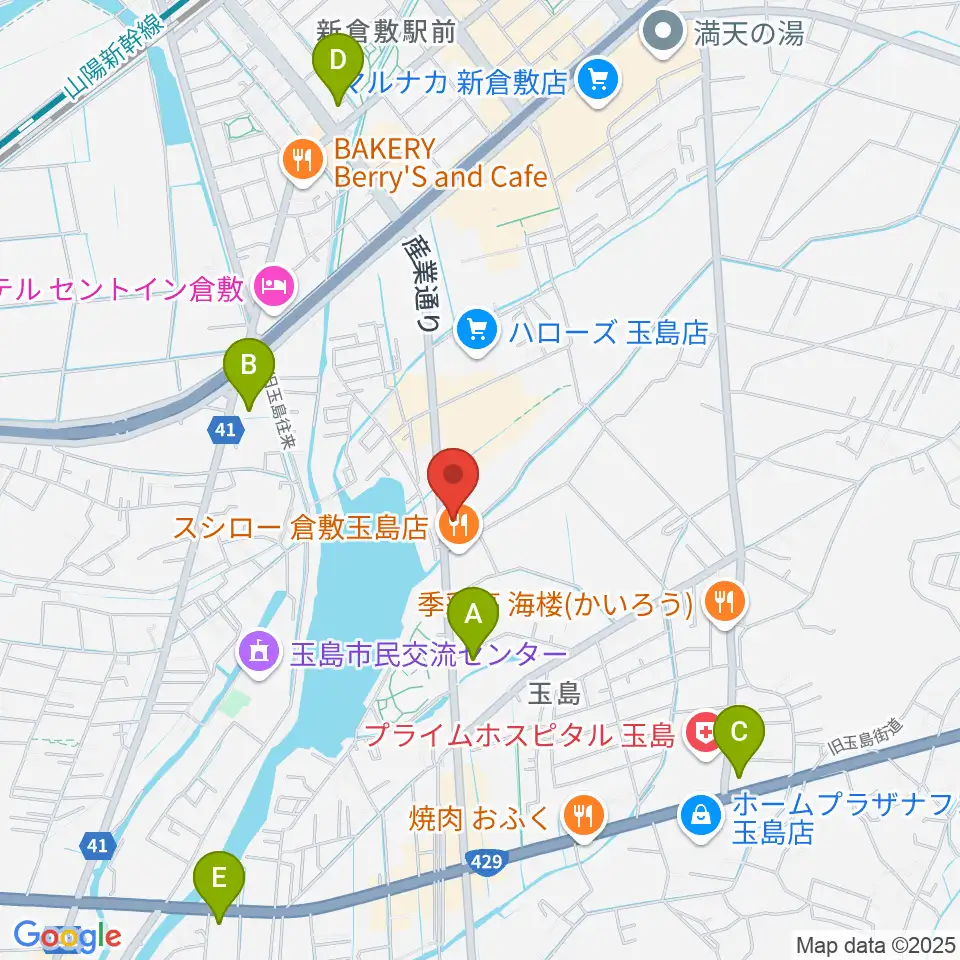 ミュージックサポートあうる周辺のコンビニエンスストア一覧地図