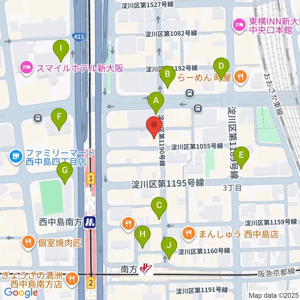 グスクミュージッククラブ周辺のコンビニエンスストア一覧地図