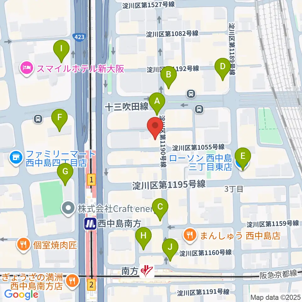 グスクミュージッククラブ周辺のコンビニエンスストア一覧地図