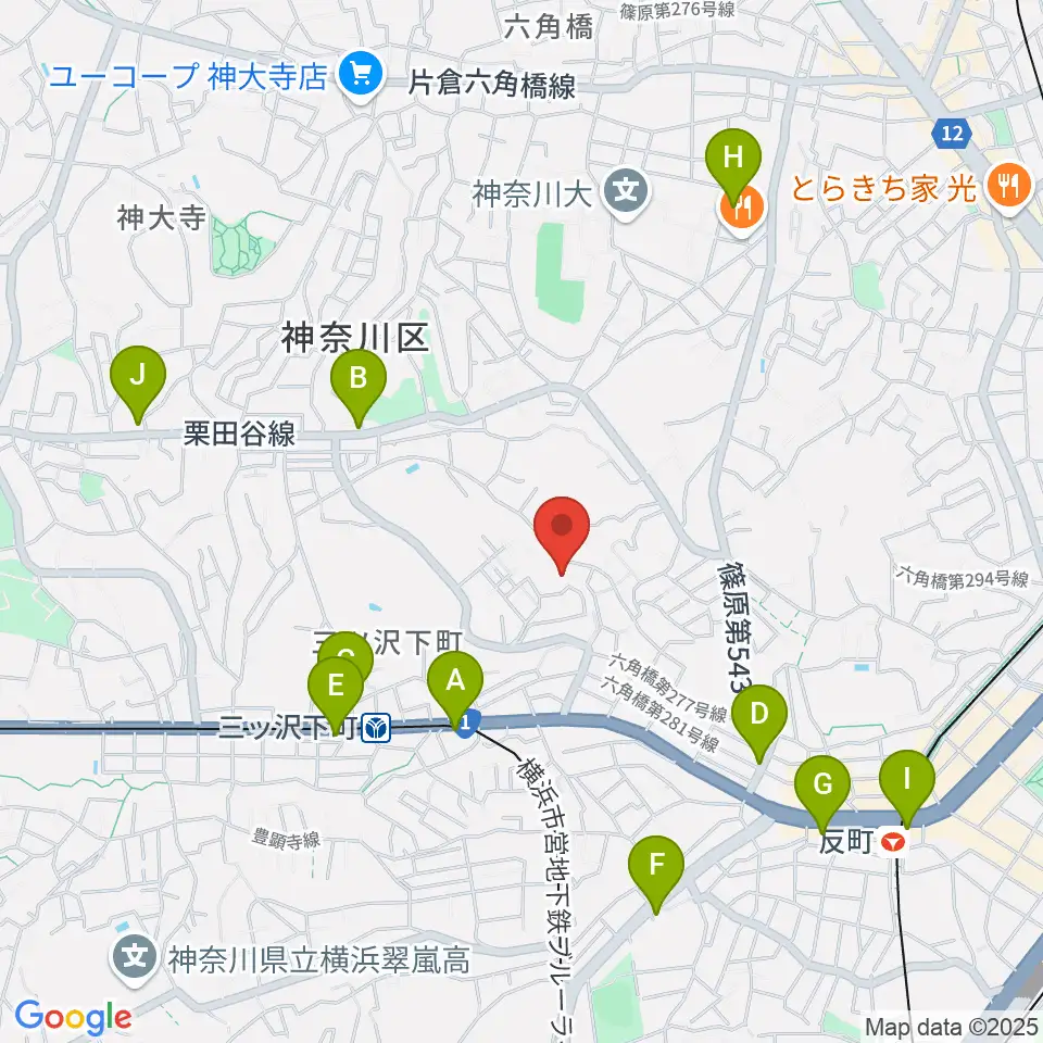 リバーシティミュージックエンタテインメント周辺のコンビニエンスストア一覧地図
