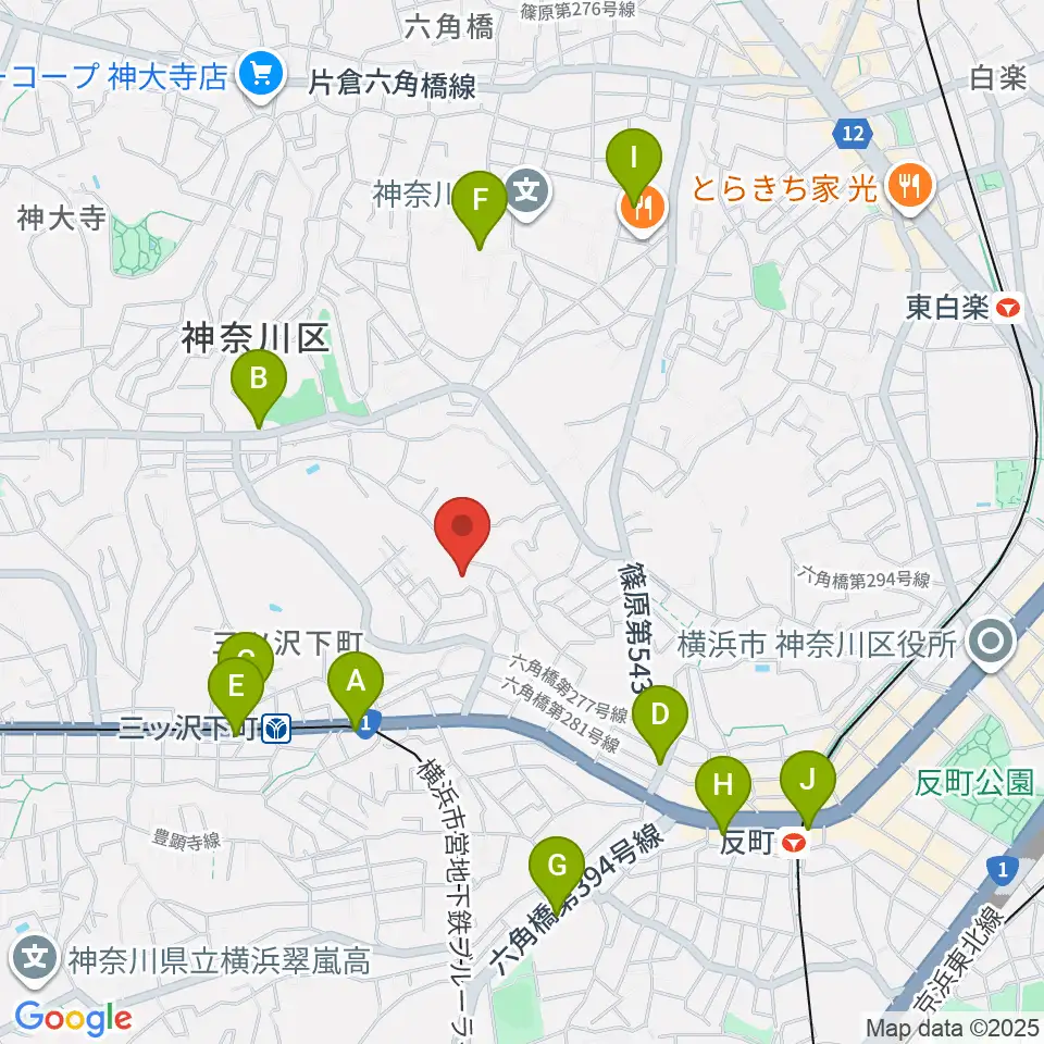 リバーシティミュージックエンタテインメント周辺のコンビニエンスストア一覧地図