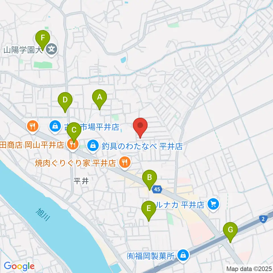 オトノハ周辺のコンビニエンスストア一覧地図