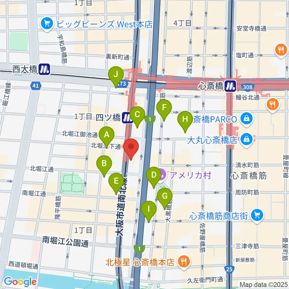 Vocal Space B周辺のコンビニエンスストア一覧地図