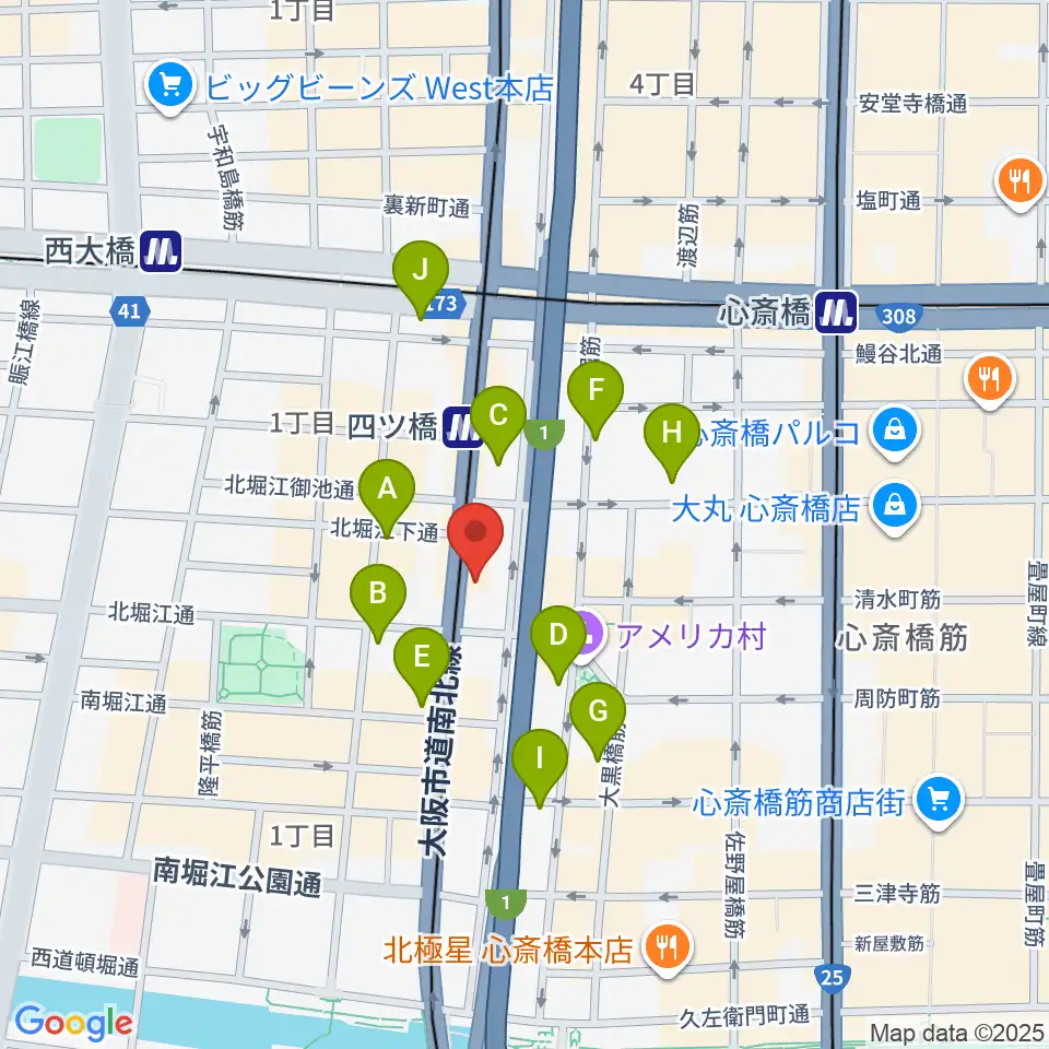 Vocal Space B周辺のコンビニエンスストア一覧地図