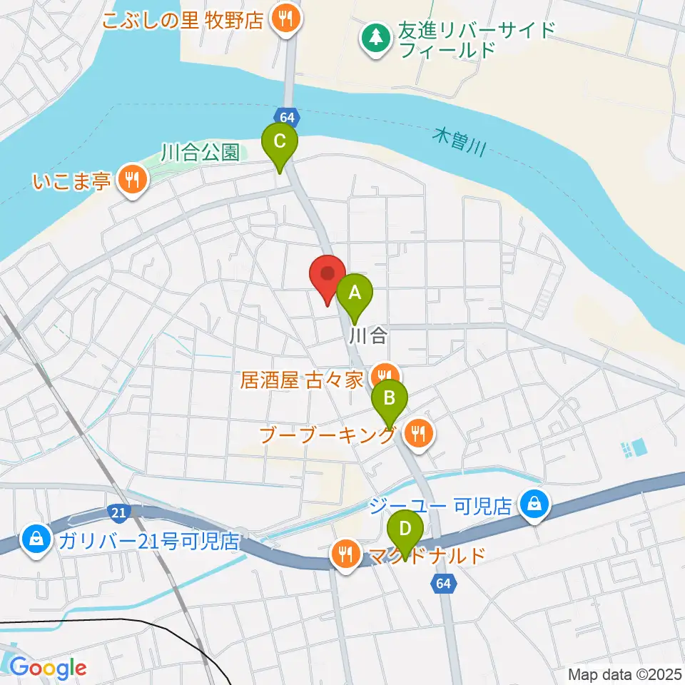 STUDIO BELL周辺のコンビニエンスストア一覧地図