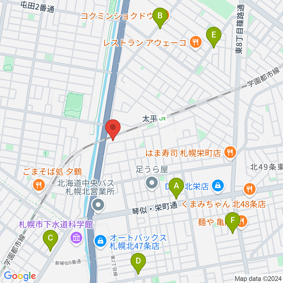 CAT WORKS周辺のコンビニエンスストア一覧地図