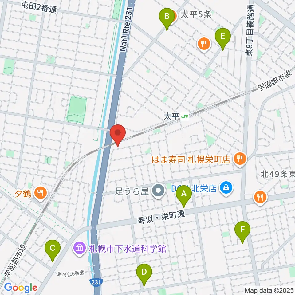 CAT WORKS周辺のコンビニエンスストア一覧地図