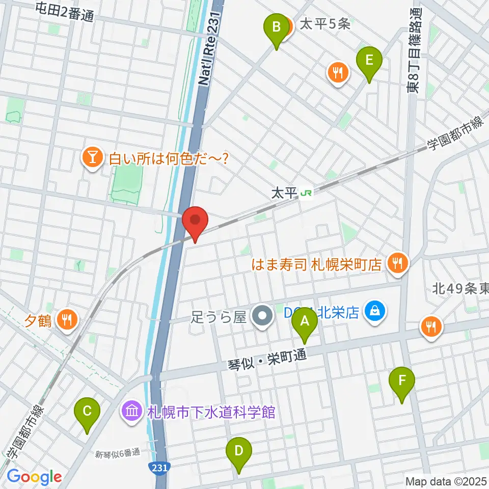 CAT WORKS周辺のコンビニエンスストア一覧地図