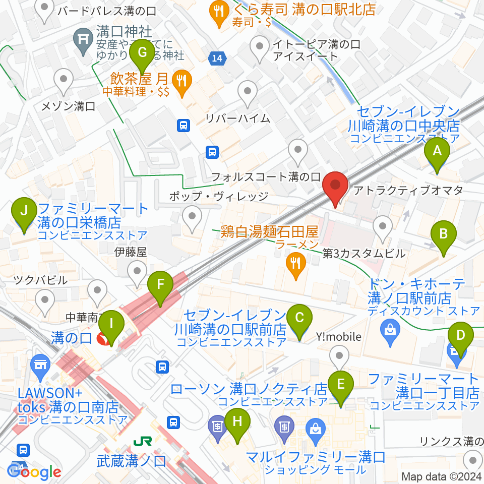 スタジオアズ(Studio-az)周辺のコンビニエンスストア一覧地図