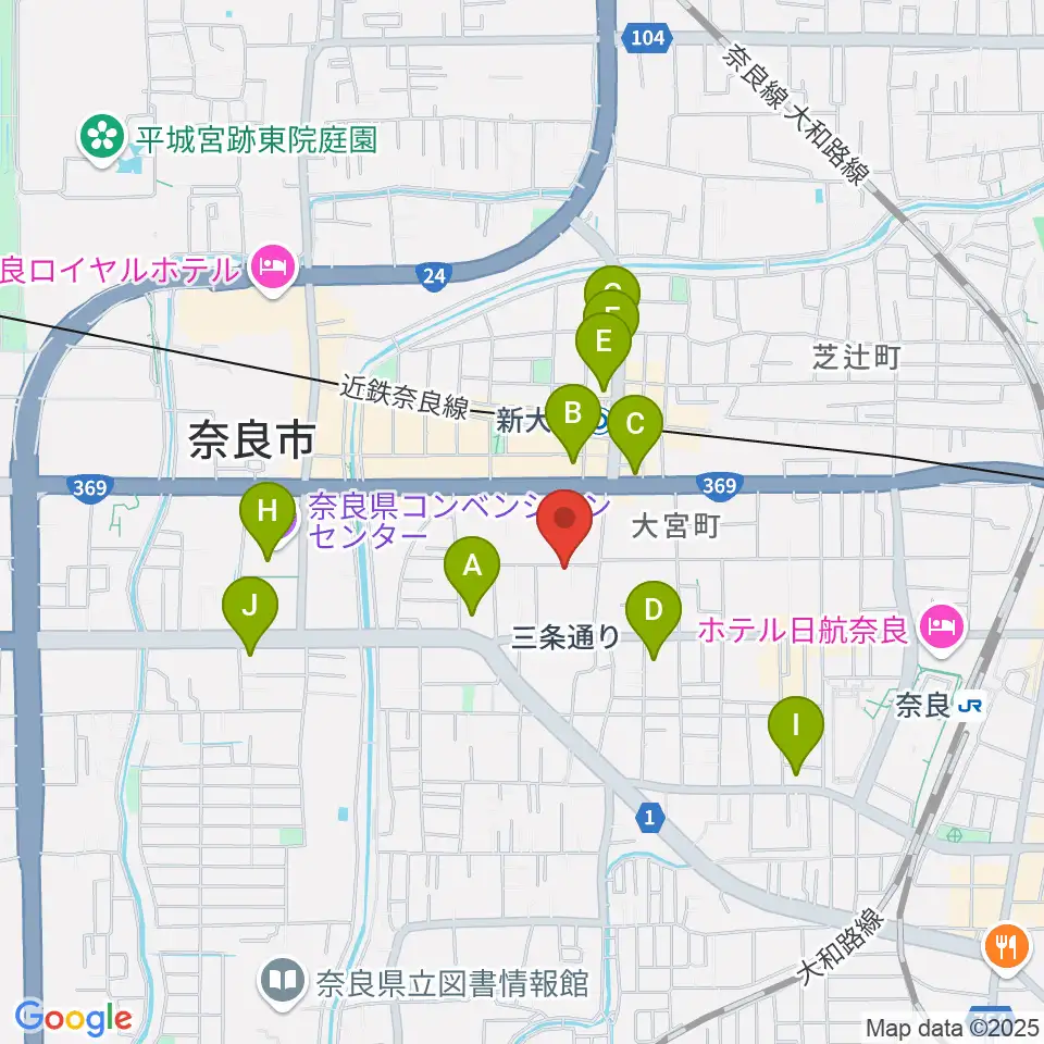 新大宮G5周辺のコンビニエンスストア一覧地図