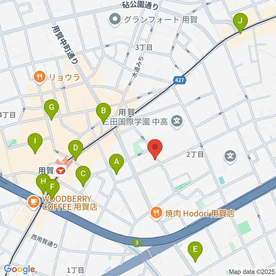 キャロルリトミックスクール周辺のコンビニエンスストア一覧地図
