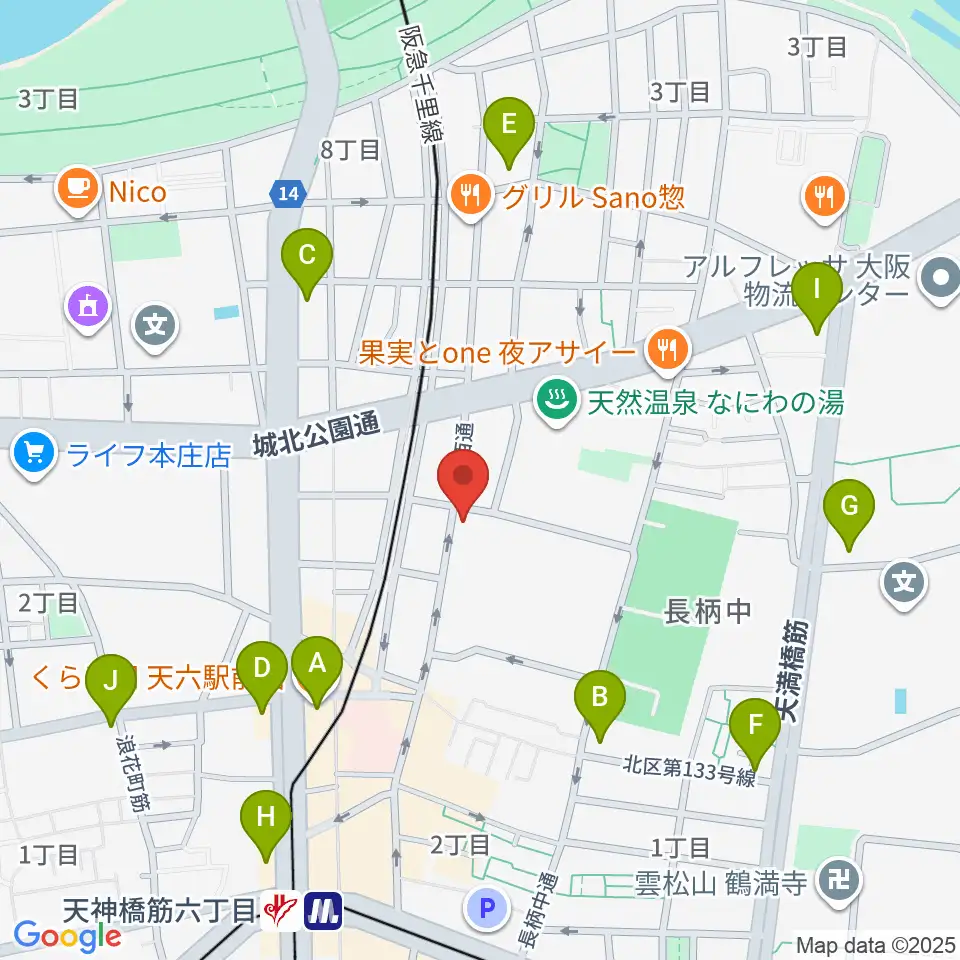 Studio246 GEN周辺のコンビニエンスストア一覧地図