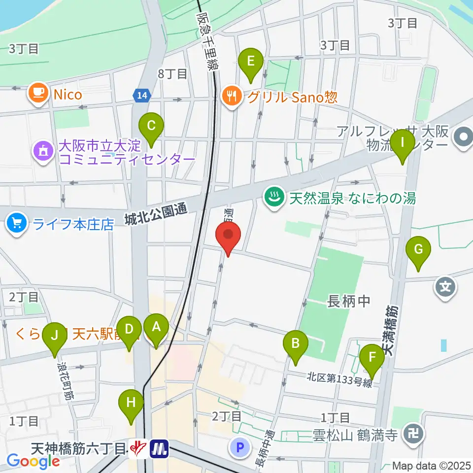 Studio246 GEN周辺のコンビニエンスストア一覧地図