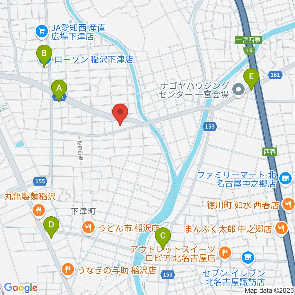フレンズ音楽院周辺のコンビニエンスストア一覧地図