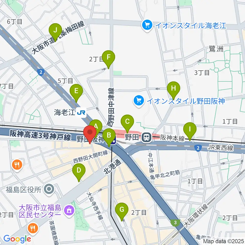 STUDIO JBL周辺のコンビニエンスストア一覧地図